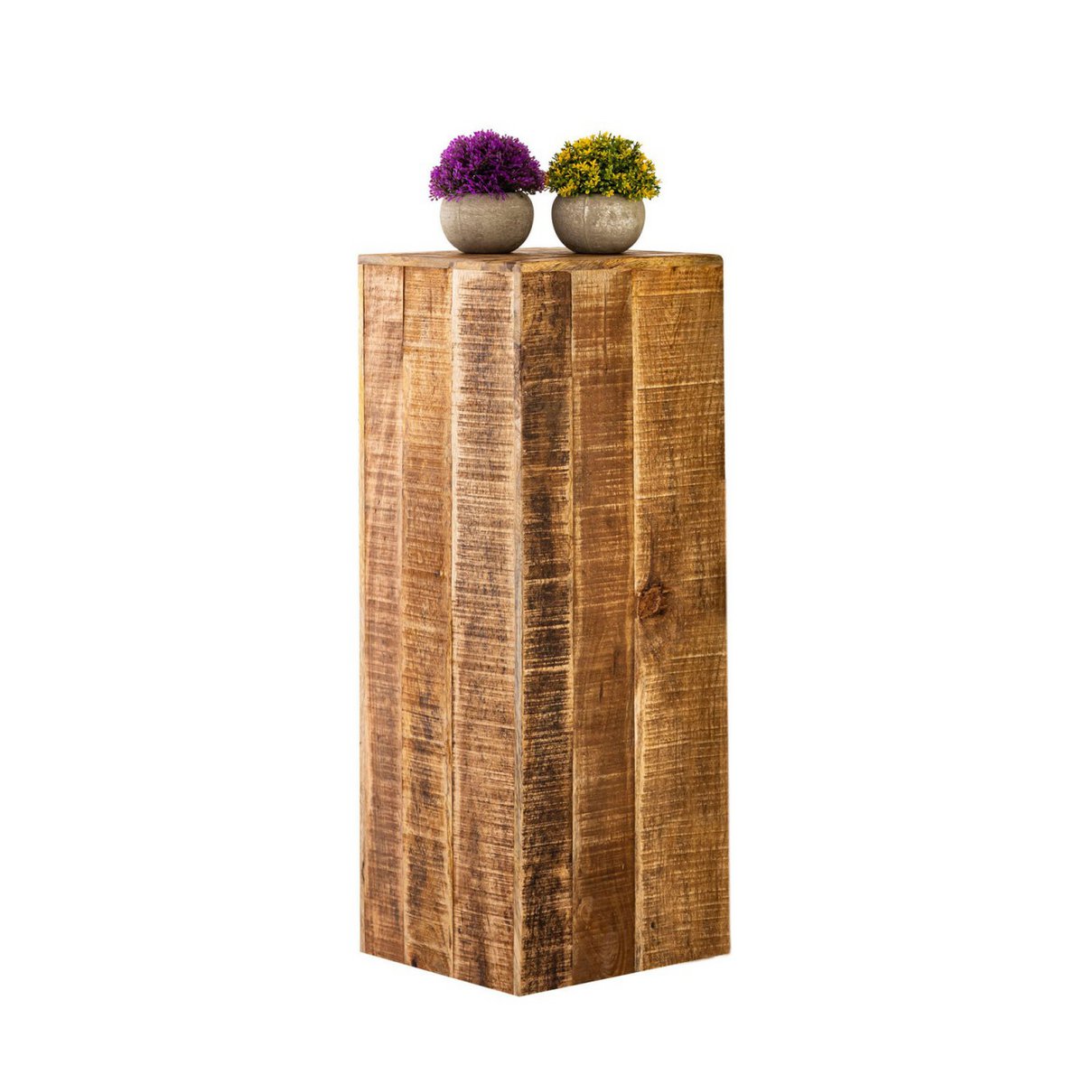 Flower column - 27x27 H50 or 73cm - Plant stand - Mango wood