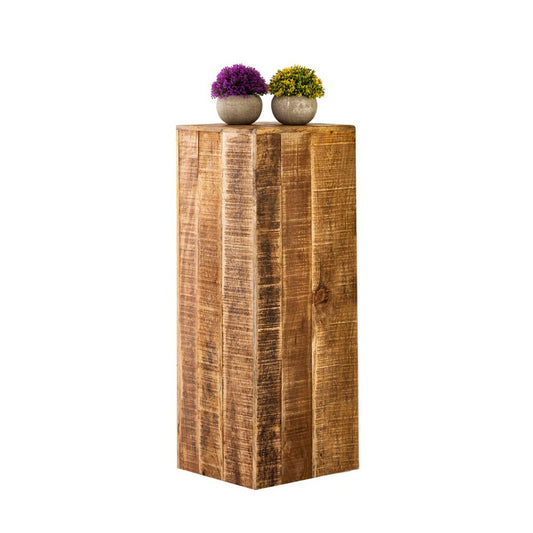 Flower column - 27x27 H50 or 73cm - Plant stand - Mango wood