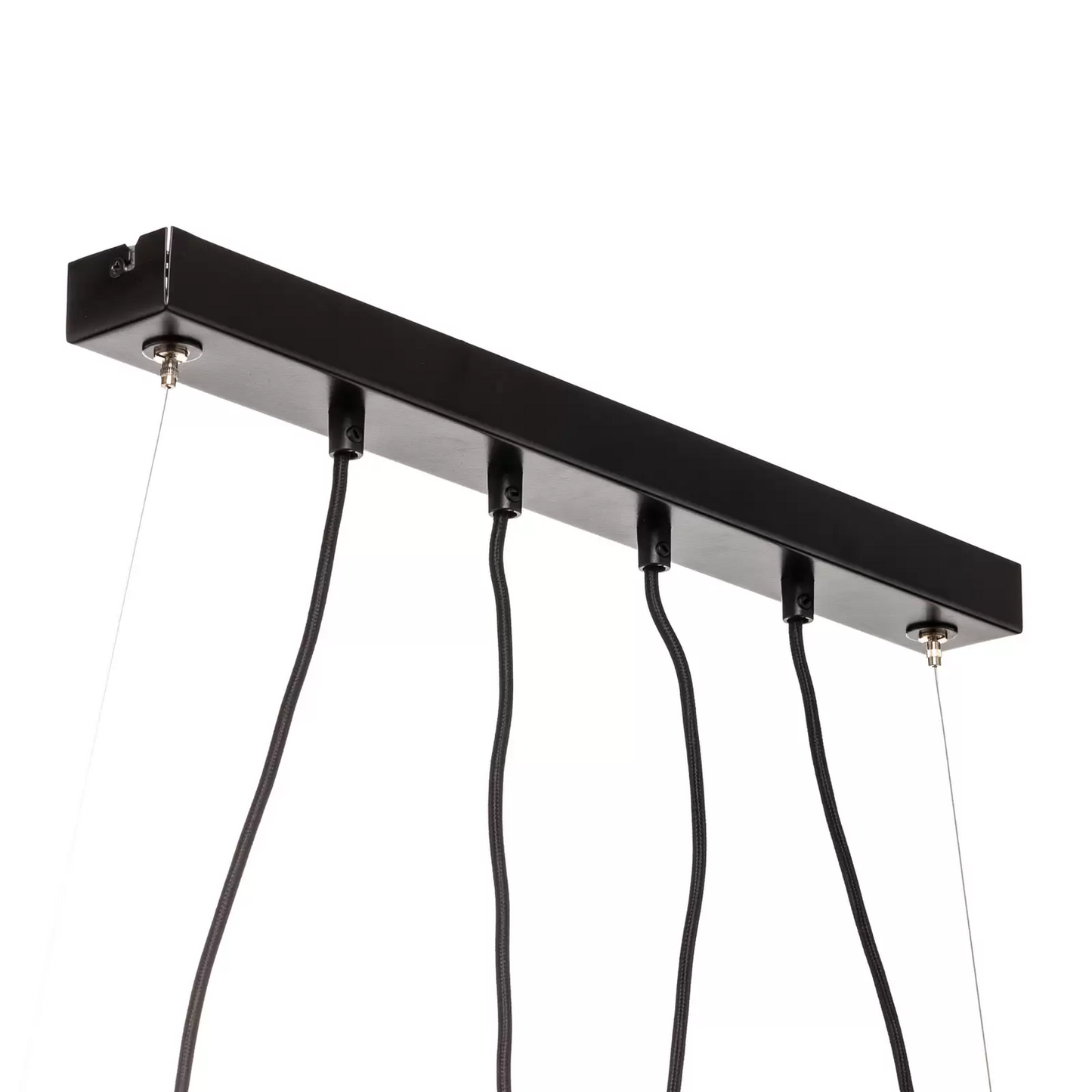 Ýmislegt hengiljós frá Envostar, í B-flokki, með fjórum ljósum, furu, með náttúrulegri áferð.