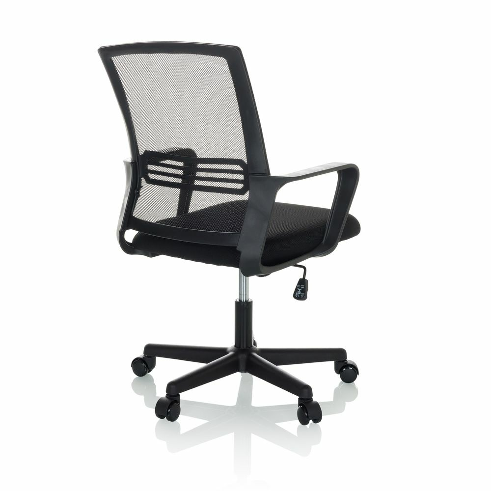 Snúningsstóll Hjh skrifstofu í B-flokki, Star Tec Yu I, svartur, úr möskvaefni