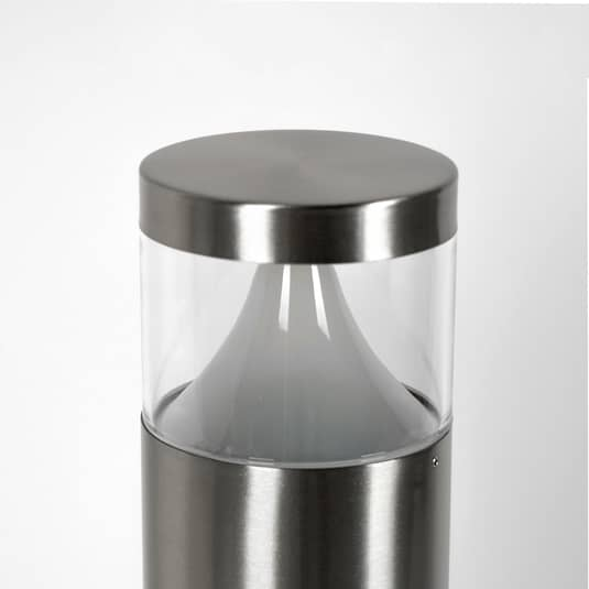 Arcchio Rudolfine götuljós í B-flokki, standljós, útilampi, V4 A ryðfrítt stál, 90 cm 