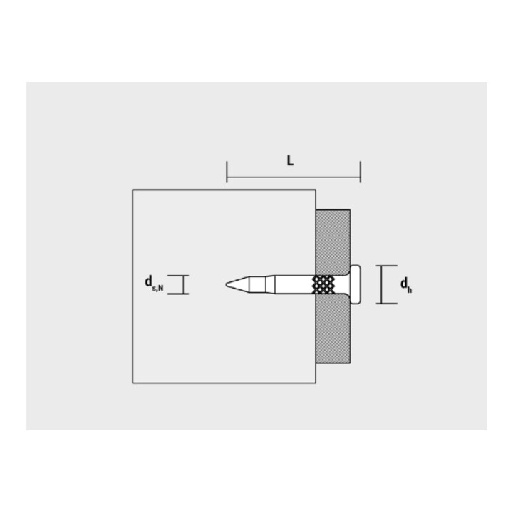 B-flokks Celo Xha Premium naglapenni gasnagli 3x38 með gashylki