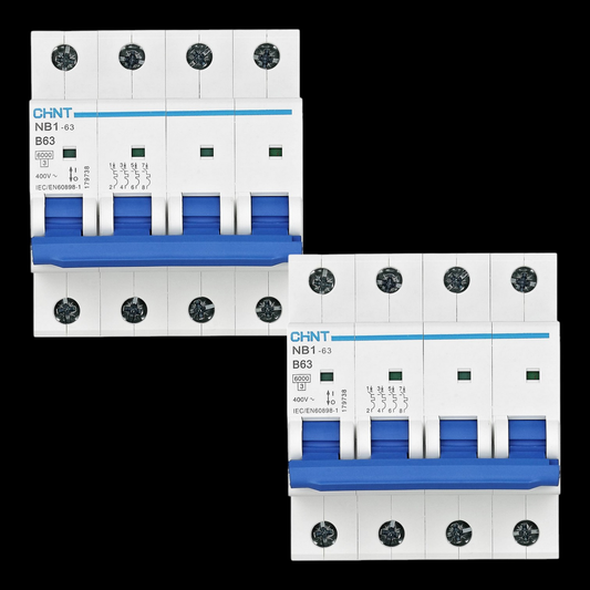 B-flokks Chint 179733 Nb1 63 4 P B32 6k A Db rofi, 2 stykki