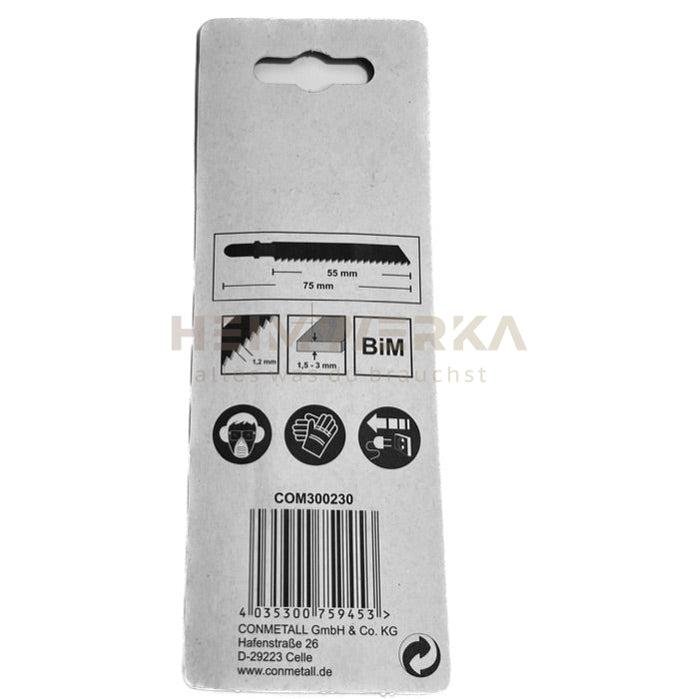 Connex Metall Stichsägeblatt fein 75 Bi-Metall, gefräst / geschränkt