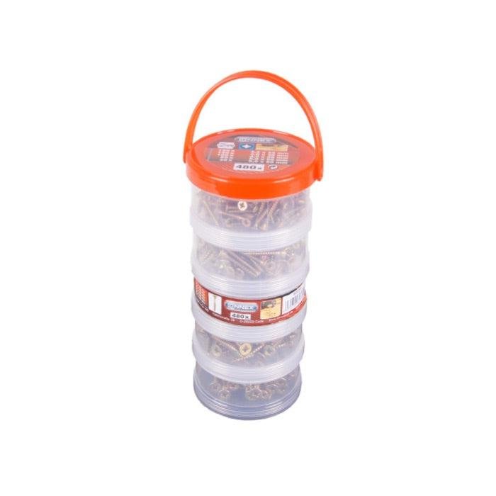 Connex Universalschrauben-Set (PZ Pozidriv) 480 Stück