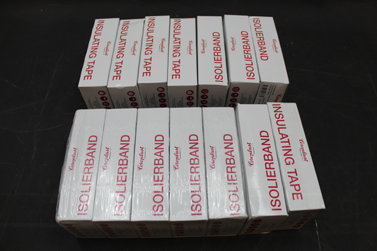 B-flokks einangrunarteip frá Coroplast, rafmagnsteip, svart, 4,5m x 15mm, sjálflímandi, 280 rúllur