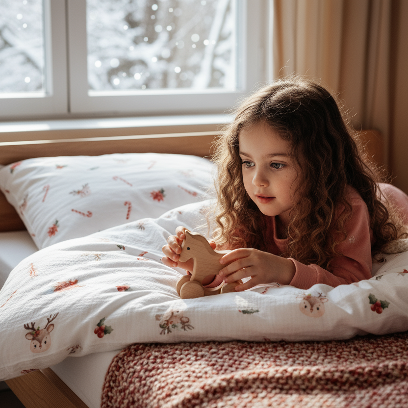 "Pylsustokkar og dádýr" úrvals barnarúmföt