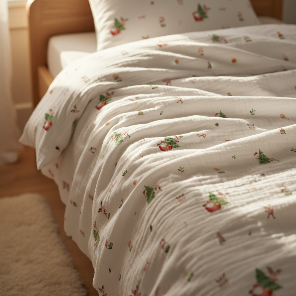 "Nordic Santa" Premium Children's Bedding