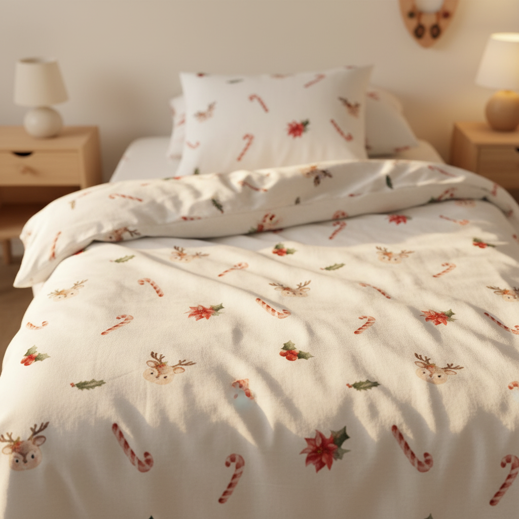 "Pylsustokkar og dádýr" úrvals barnarúmföt