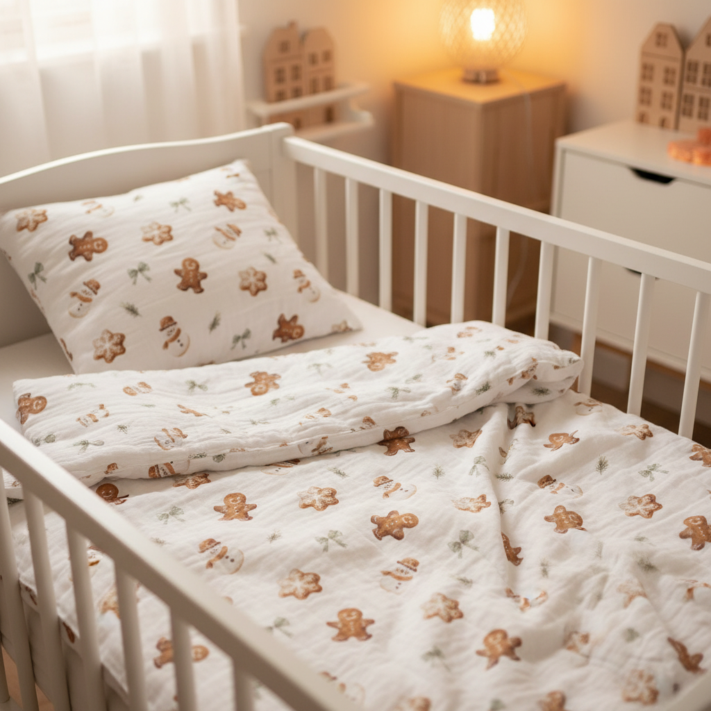 "Gingerbread Men" Premium Children's Bedding