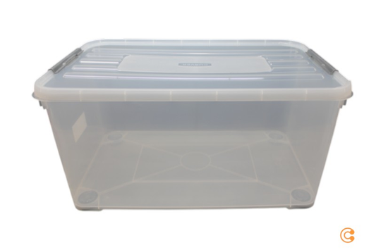 Geymslubox fyrir farsíma, B-flokks, Curver 243857, staflanlegt. Sjá texta/mynd.