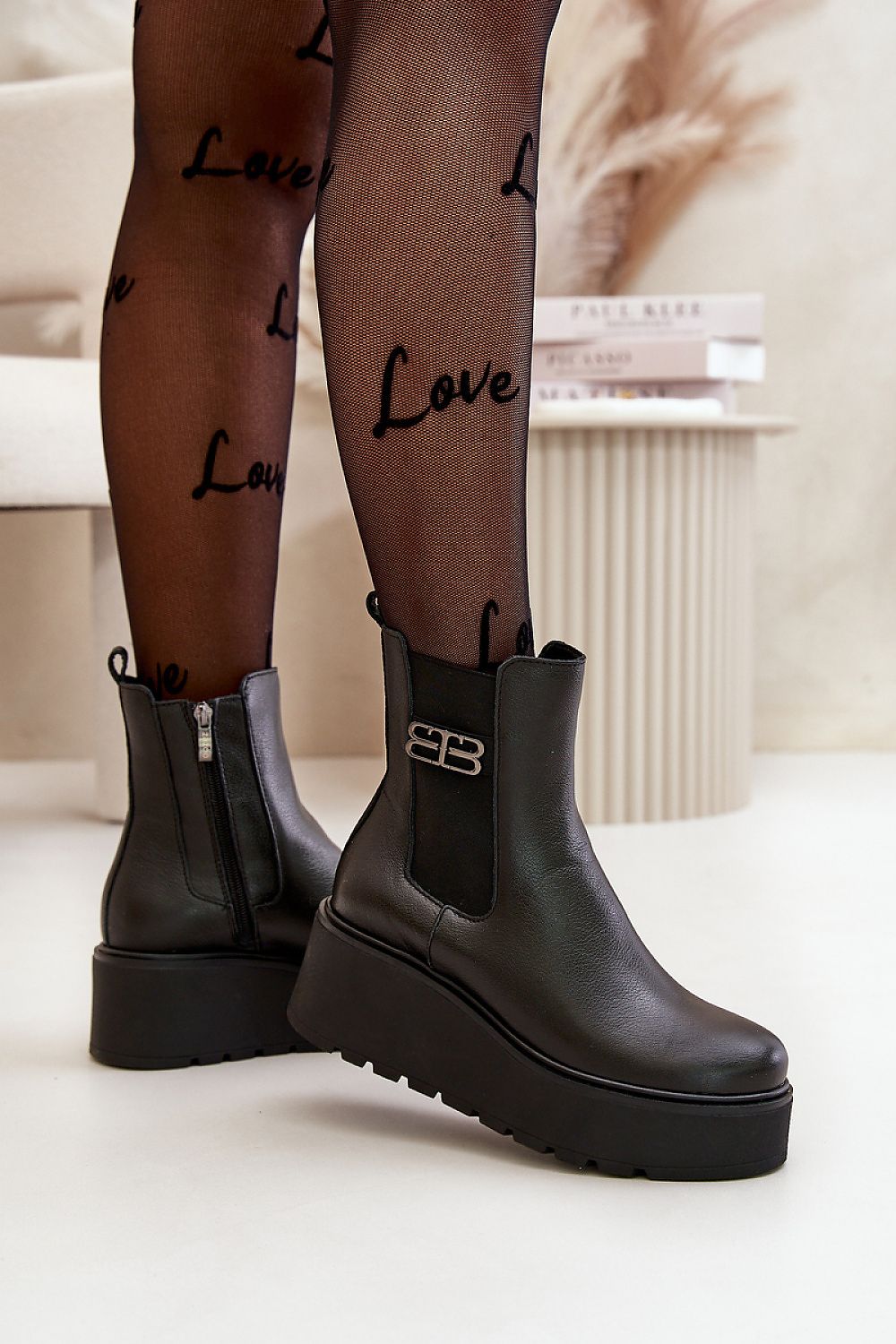  Plateau-Stiefeletten model 199274 Step in style 