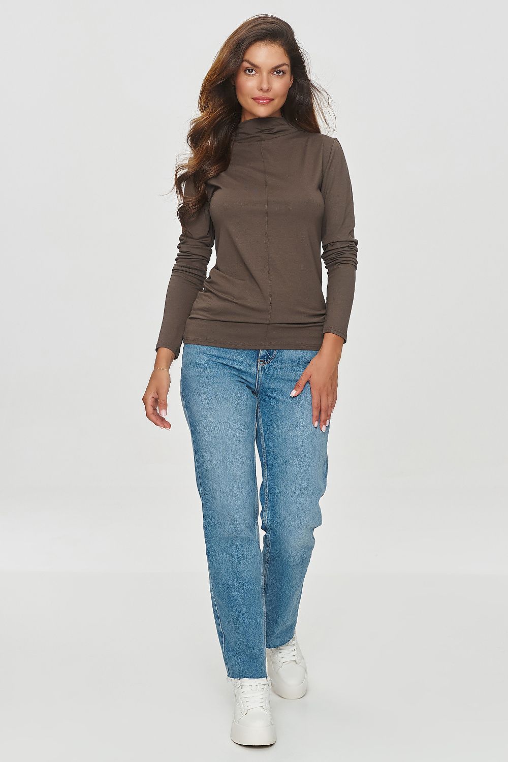  Bluse model 200135 Makadamia 