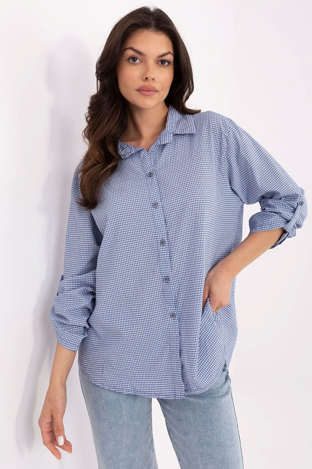  Langarm Hemd model 211443 Italy Moda 