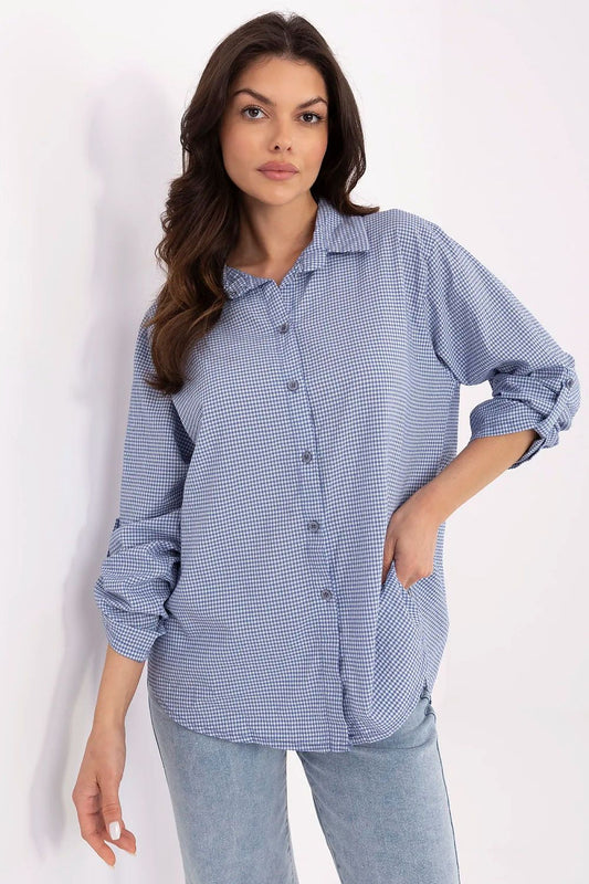  Langarm Hemd model 211443 Italy Moda 