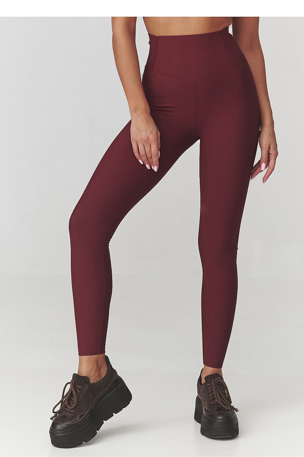 Lange Leggings model 220769 Makadamia 