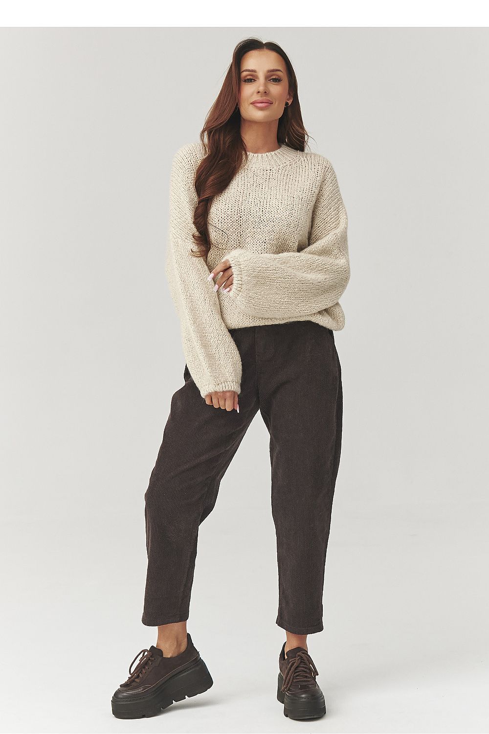  Pullover model 223237 Makadamia 