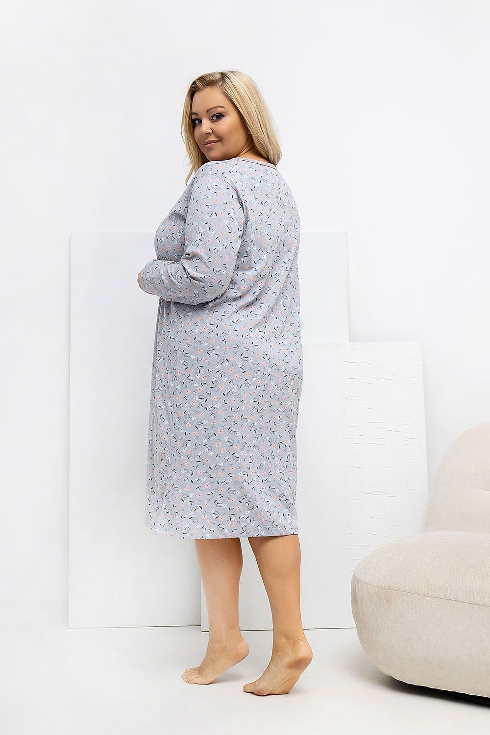  Nachthemden in großen Größen model 223307 Forever Pink 