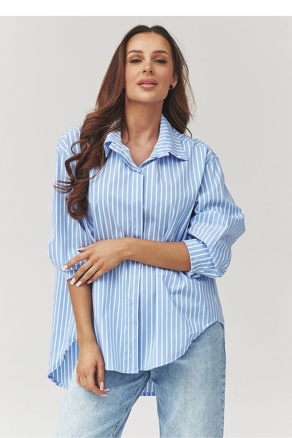  Langarm Hemd model 223361 Makadamia 