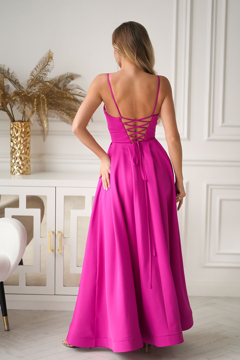  Langes Kleid model 224295 Bicotone 