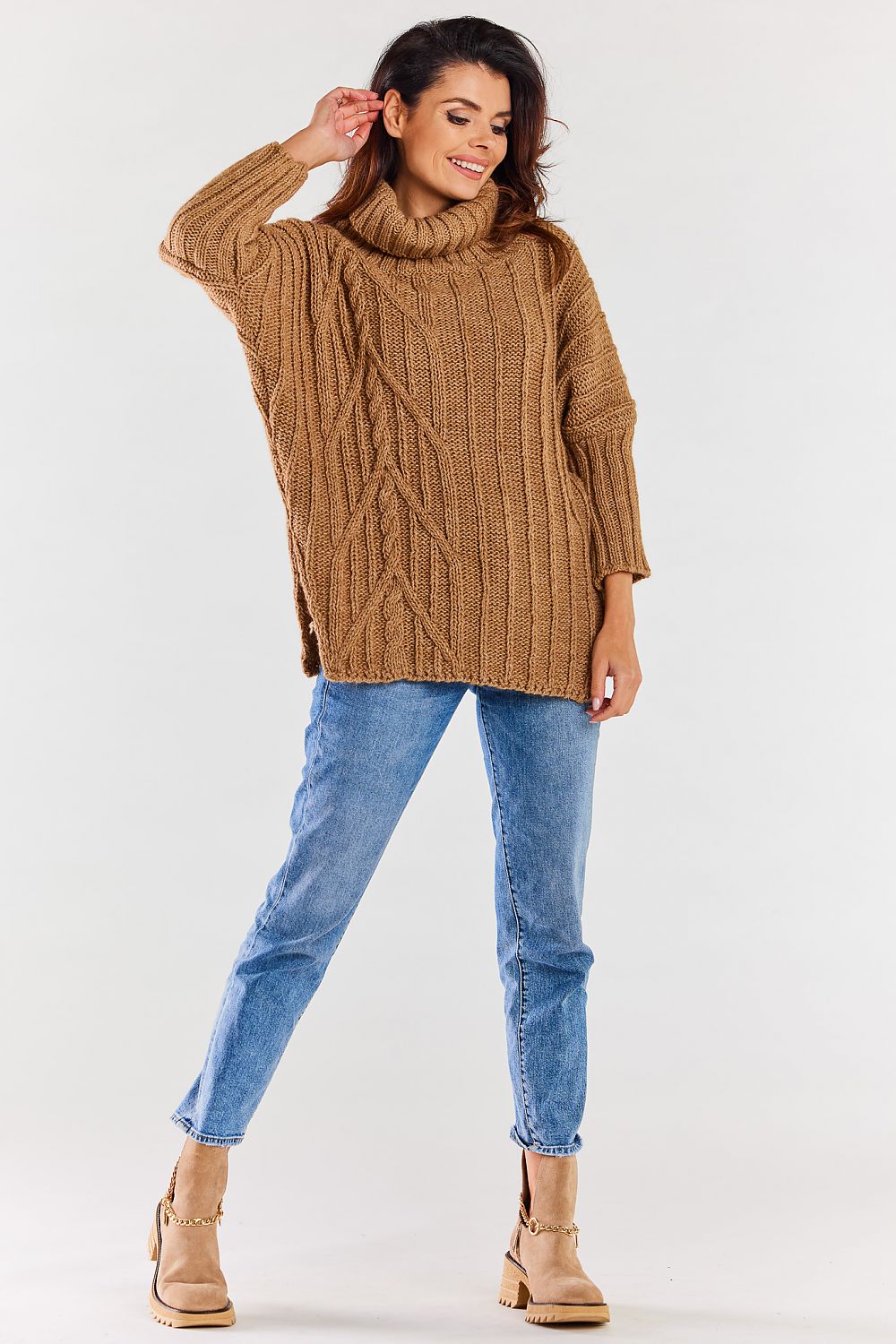  Rollkragenpullover model 173937 awama 