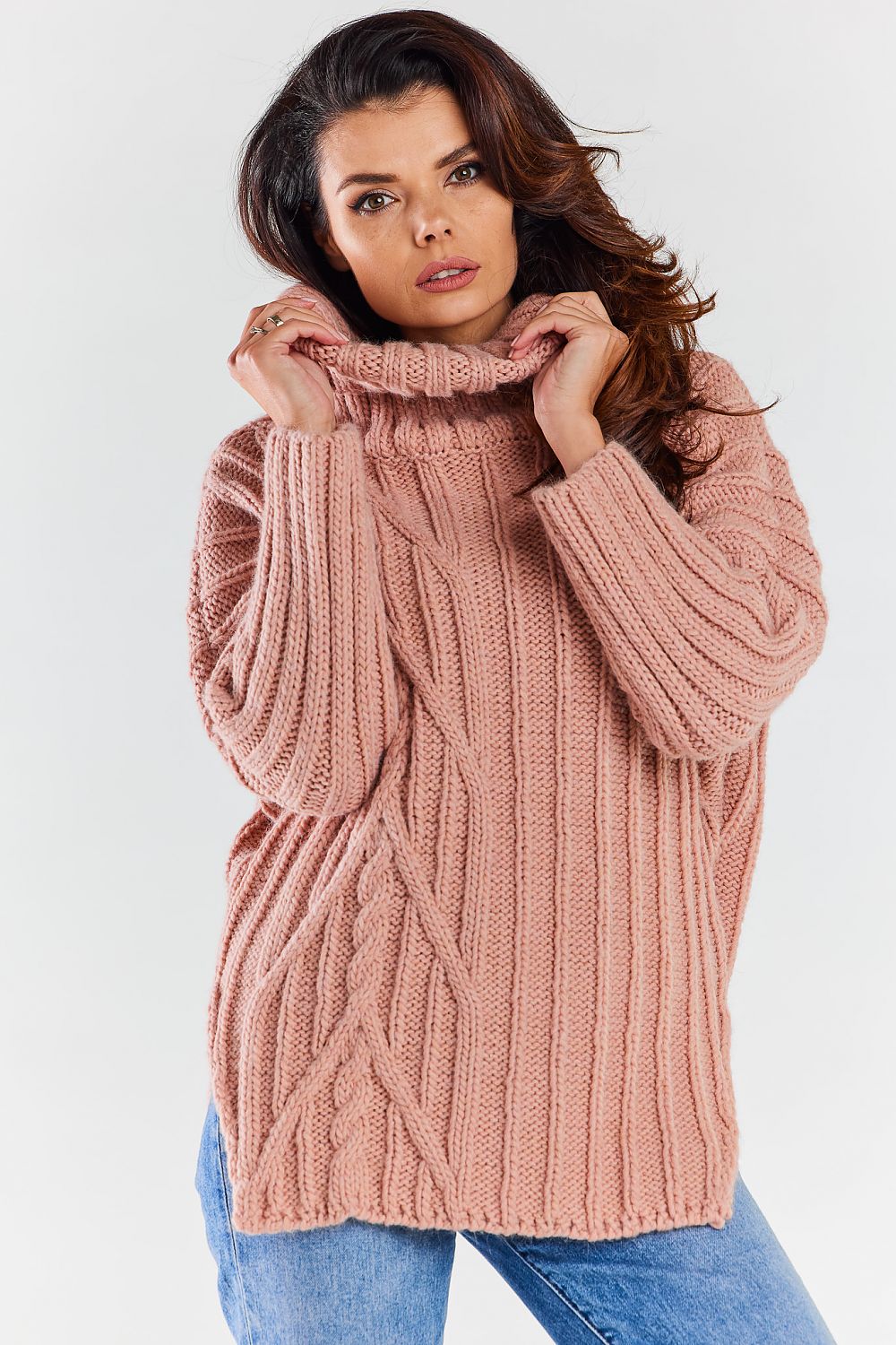  Rollkragenpullover model 173938 awama 