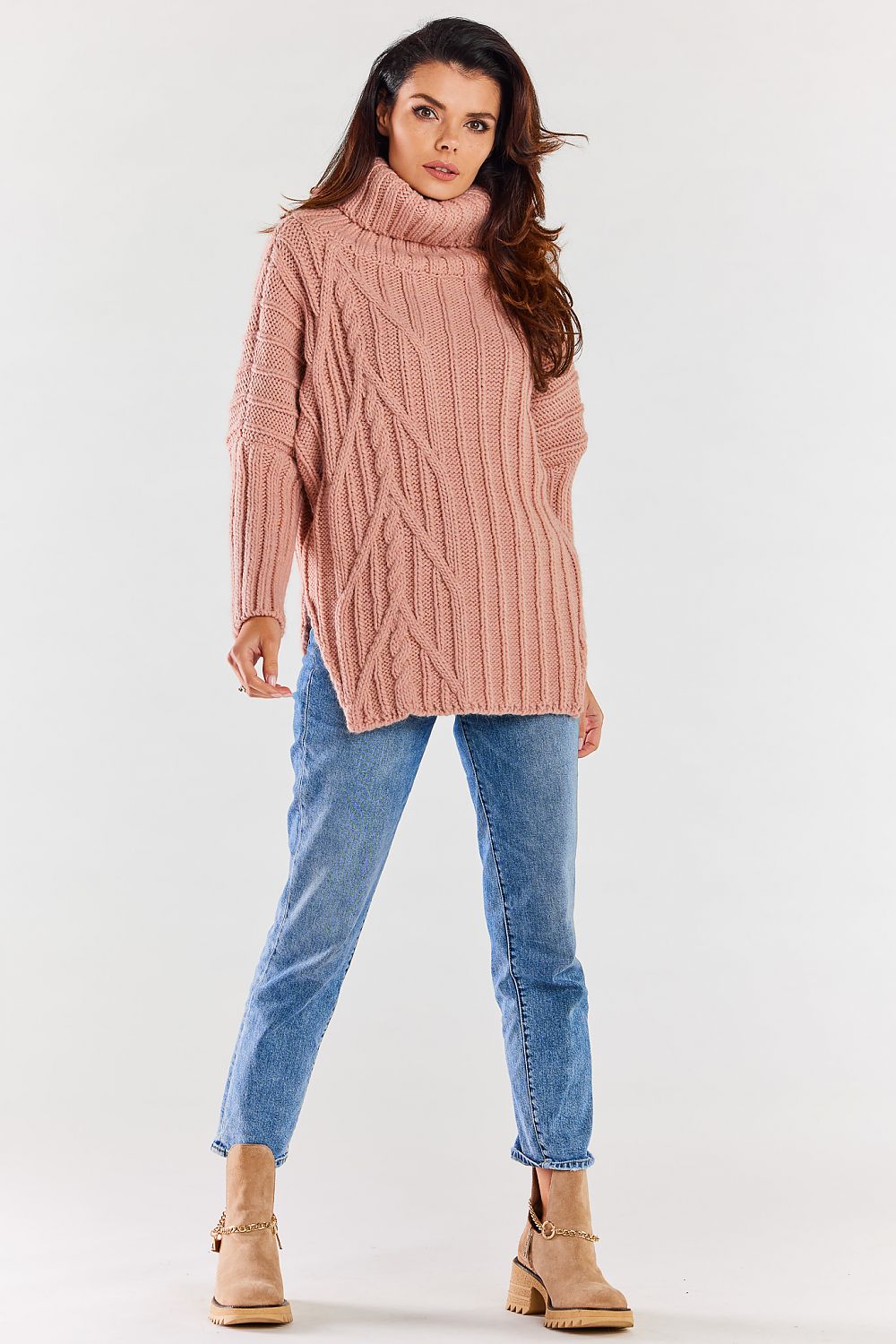  Rollkragenpullover model 173938 awama 