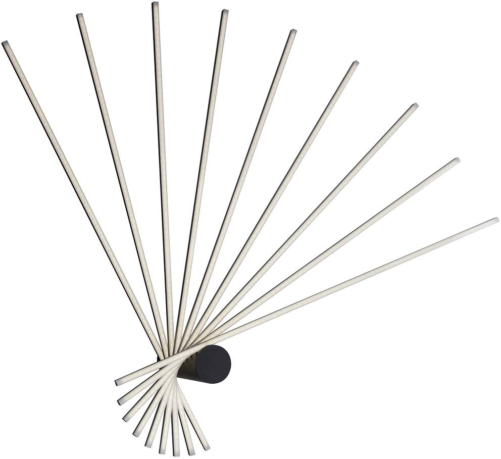 B-lager Eco Light Shanghai Pl9 C Nero Shanghai LED loftljós. Sjá texta/mynd.