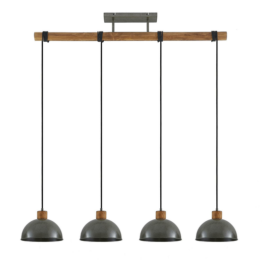 B-stock Lindby Durbis hanging light hanging lamp lamp light 4 bulbs. E27 Natural Dark G249 