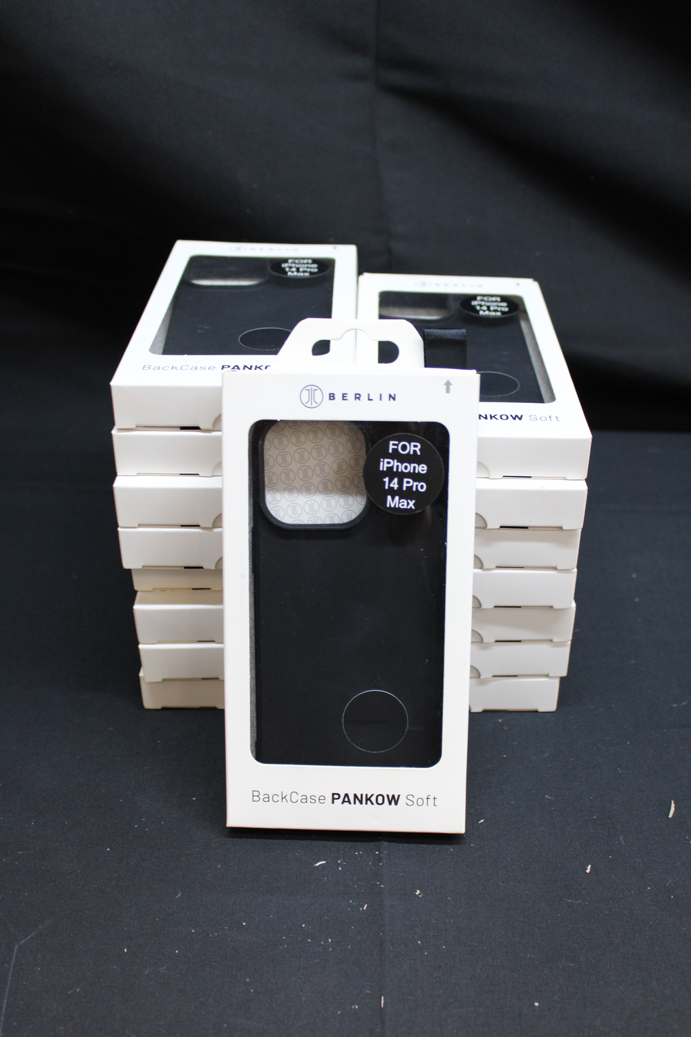 B-stock JT Berlin Pankow Soft Back Cover Apple iPhone 14 Pro Max Black 16 pieces