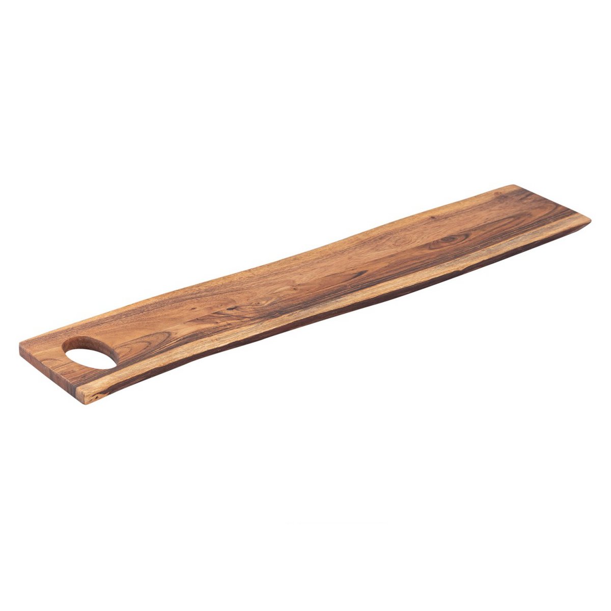 Wooden serving board/decorative tray - Thor - 70x15cm - solid acacia