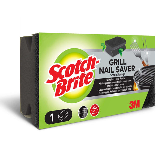 Scotch-Brite® Grill Griffschwamm, 1 Stück pro Packung | Packung (1 Stück)