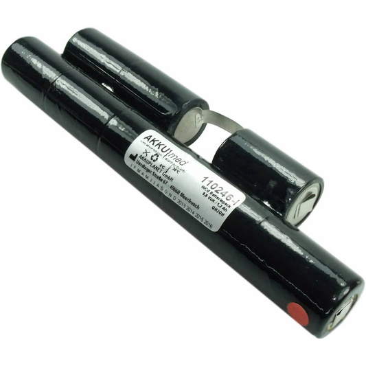 Rafhlaða af B-flokki fyrir lækningatækni, kemur í stað upprunalegu Stryker rafhlöðunnar 2115 9,6V