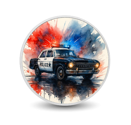 Rolling Justice Sirens of the Past 1oz Fine Silver Coloured Coin