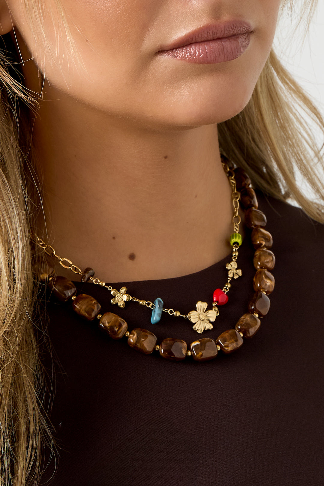 Kette Halsketten Blume Casual Täglich Einfache Serie frauen schmuck