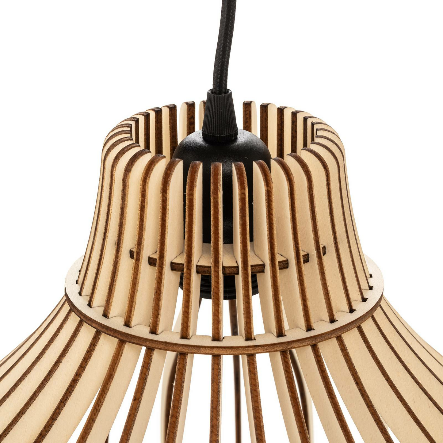 B-grade Euluna Barrel pendant light with wooden shades, ceiling lamp, decorative pendant light 517