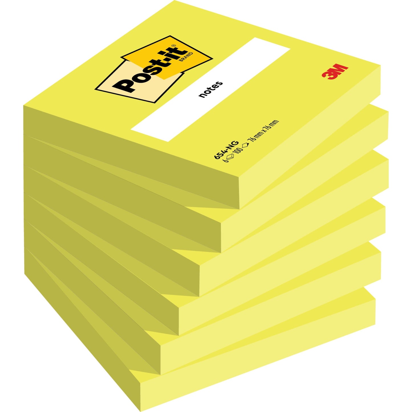 Post-it® Notes, 76 mm x 76 mm, 100 Blatt/Block, 100% PEFC