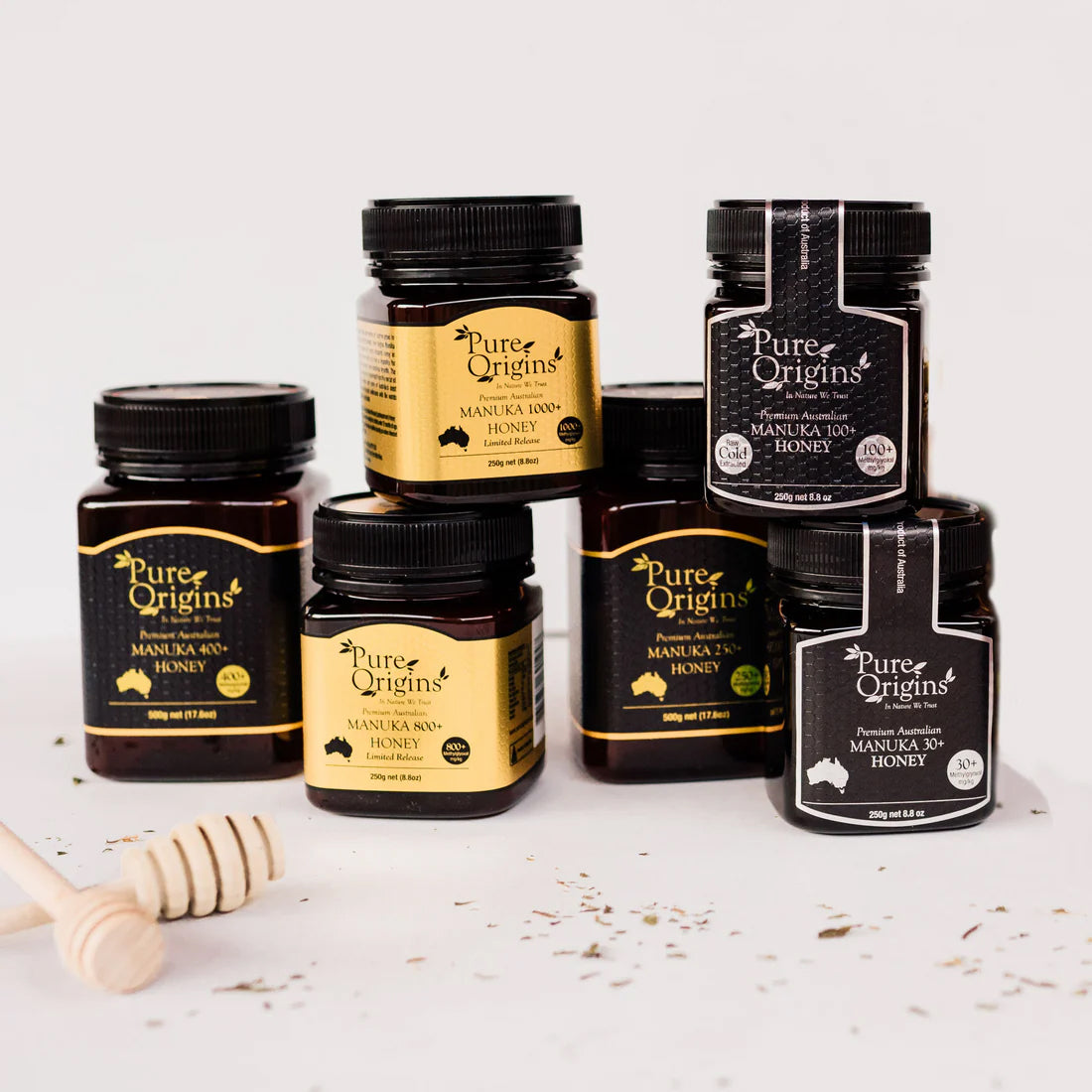 Premium Australian Manuka Honey – 400+ MGO, Raw , Natural, Cold Extracted 250g