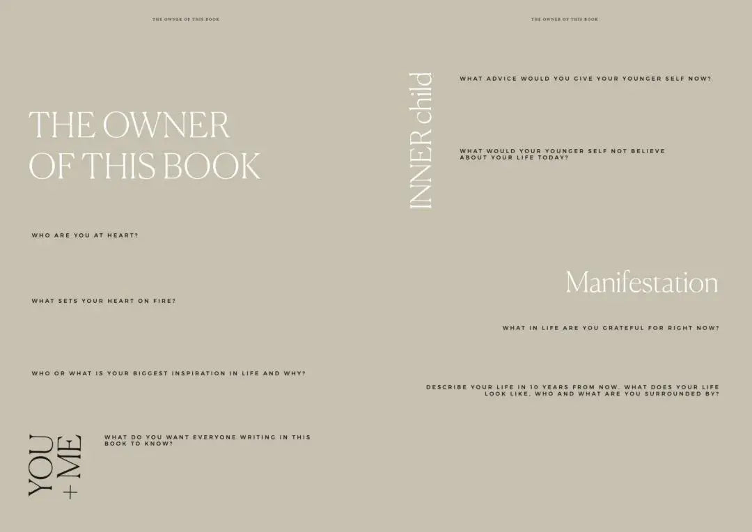 Book of Friends - Friendship Book for Adults