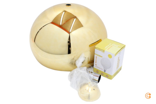 B-Ware Kartell FL/Y LED-Pendellampe Hängeleuchte Hängelampe Leuchte Lampe gold glänzend