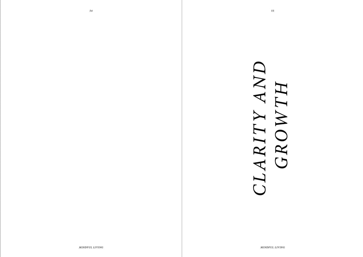 Mindful Living - A diary for a better mindset