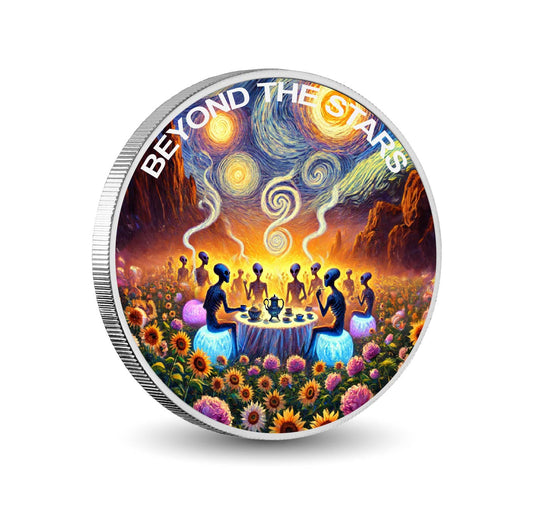 The Sunflower Ceremony Beyond the Stars 1oz Silver Coin