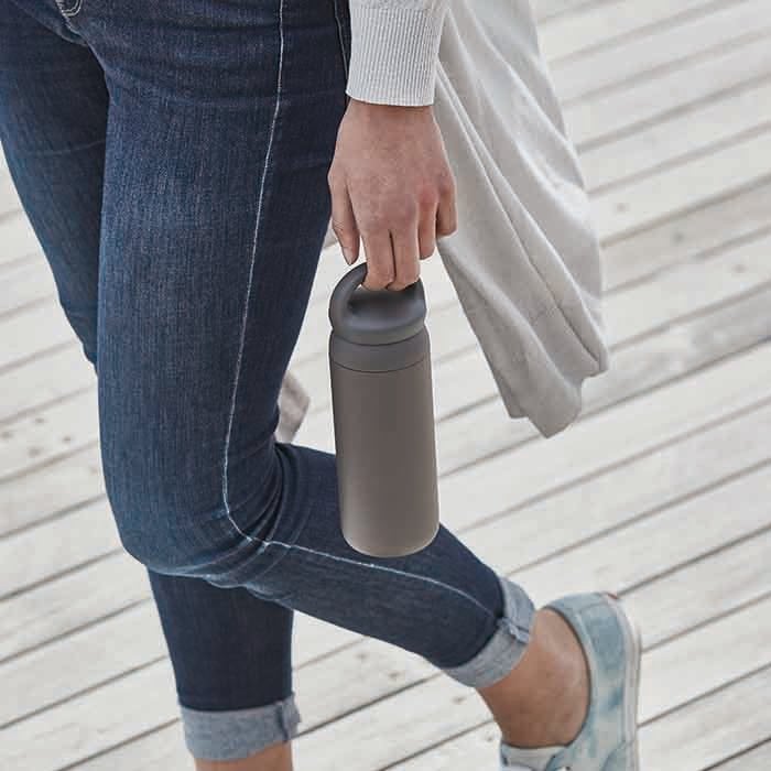 Kinto Day Off Travel Thermos – 500ml Insulated Bottle for Daily Adventures