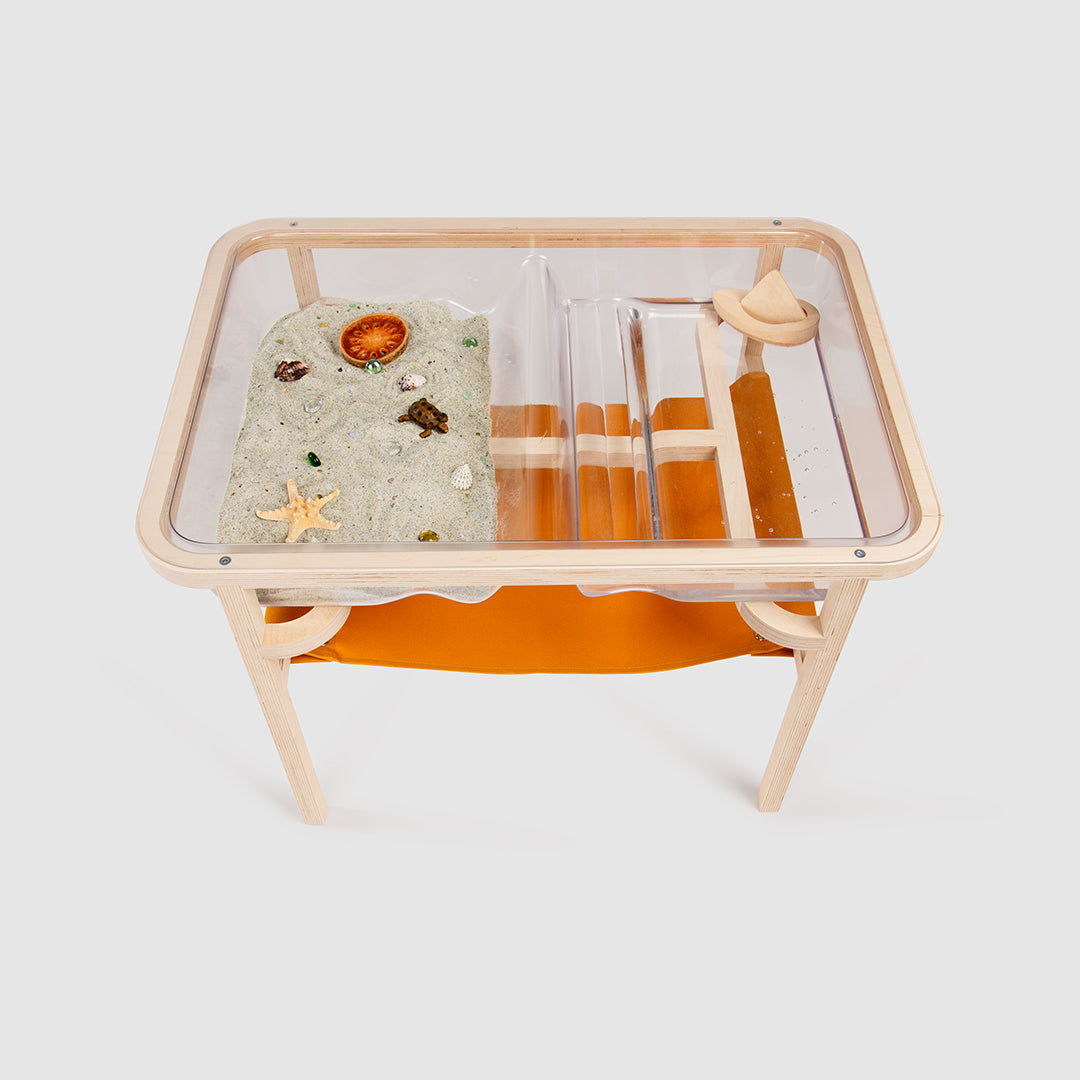 DUNE - der ultimative sensorische Spieltisch für Sand- und Wasserspaß