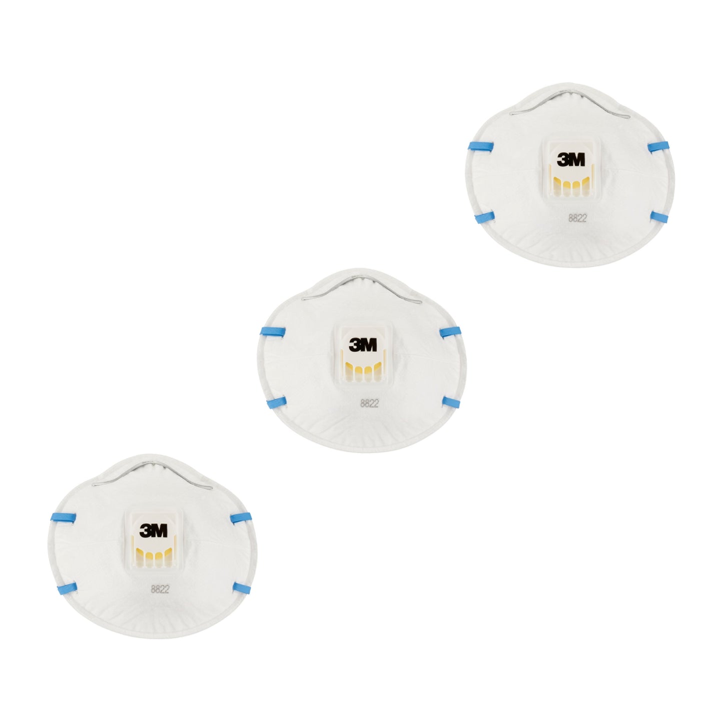 3M™ Cool Flow™ Partikelmaske 8822, FFP2, mit Ventil