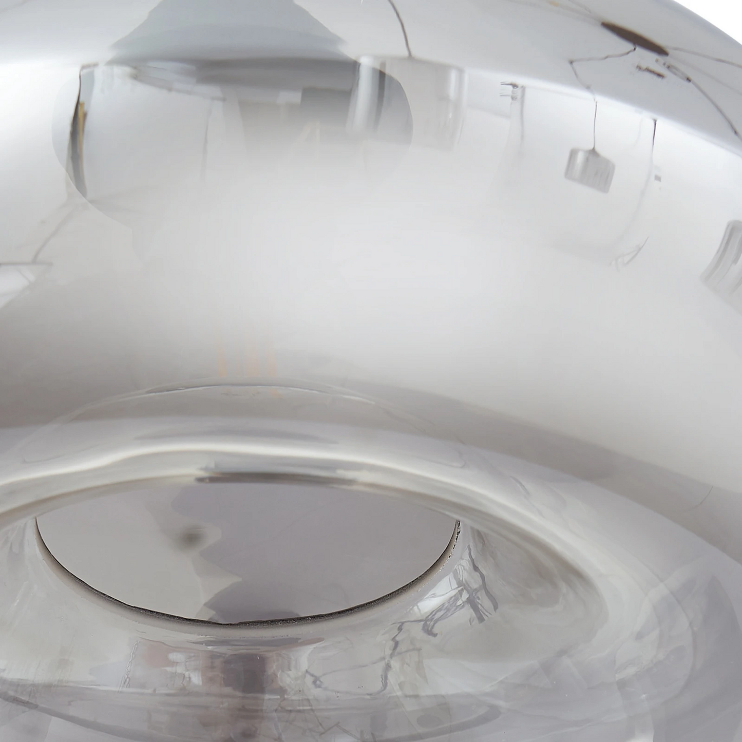 Lindby Marla hengiljós í B-flokki, 7 ljósa loftlampi, gler, reykgrár, 128 cm