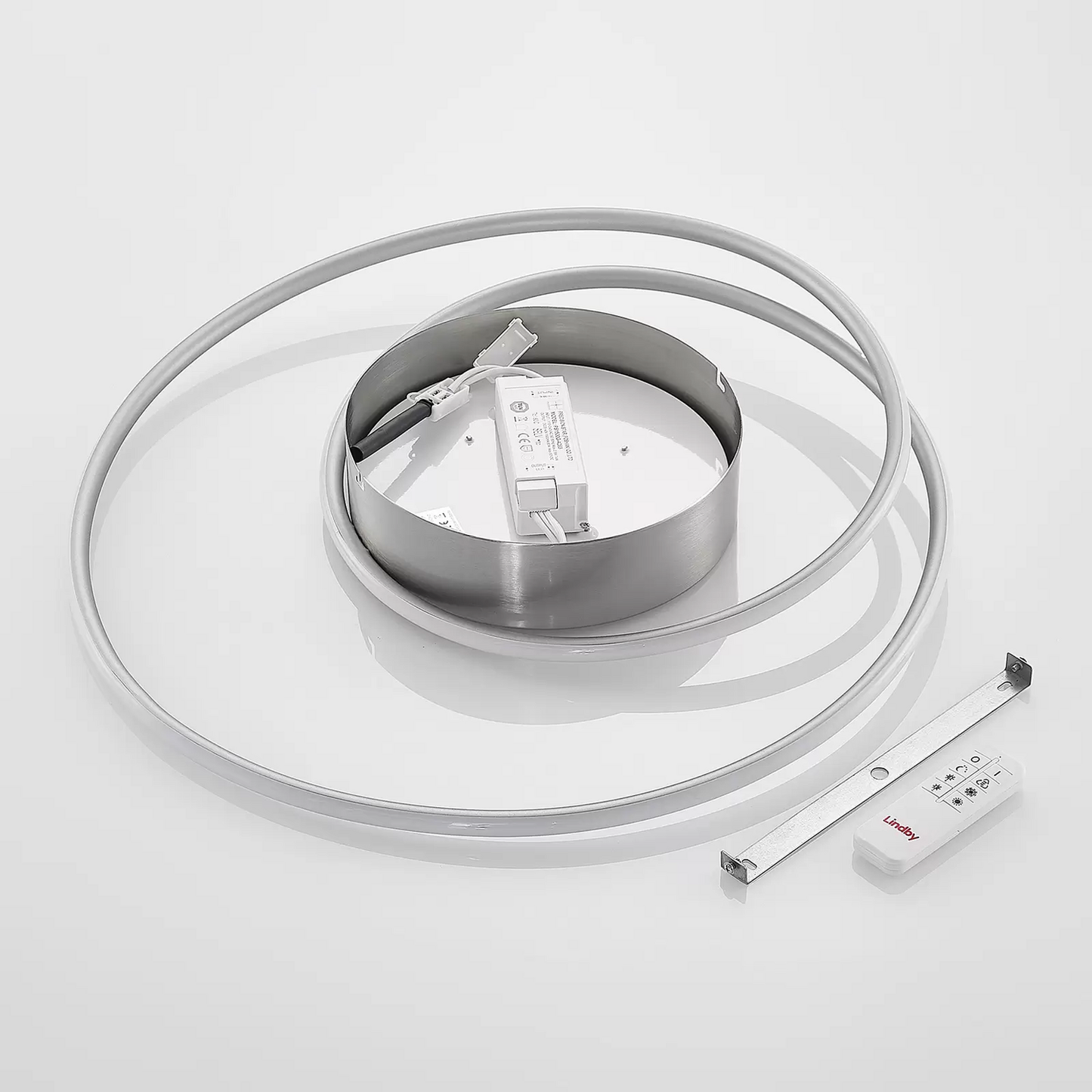 B-grade Lindby Bovia LED ceiling lamp, ceiling light, lamp, light fixture, ceiling light, LED Leuc415 