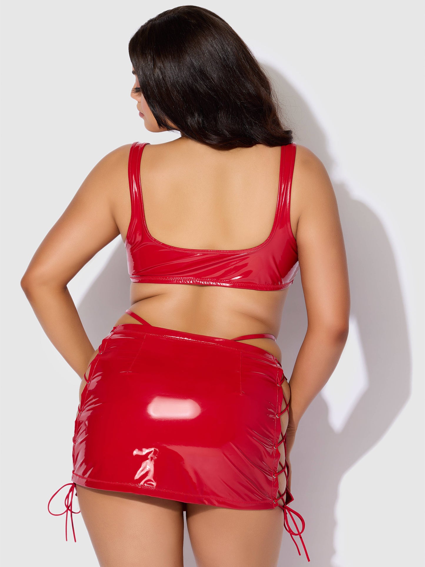 Trinity Vinyl Lace-Up Set