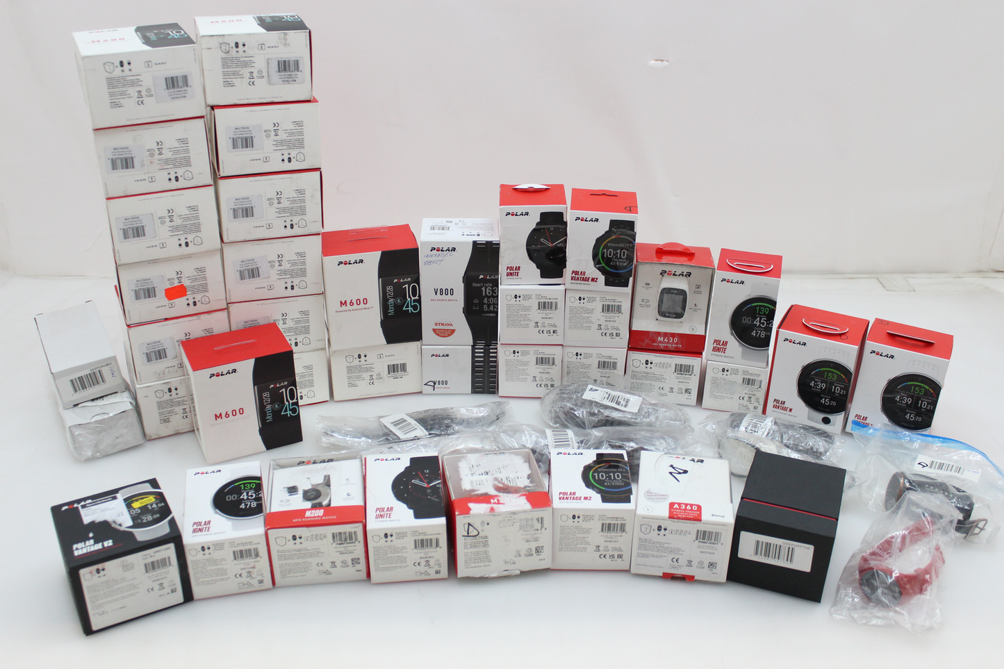 B-lager 48x Skemmd Polar úr Íþróttaúr Snjallúr Líkamleg líkamsræktarúr Gölluð Ófullgerð