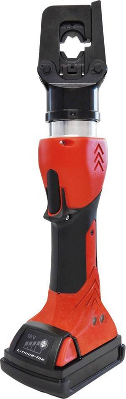 B-grade Intercable hydraulic Stilo45 battery-powered crimping tool, 45k N series, 45 bar shape.